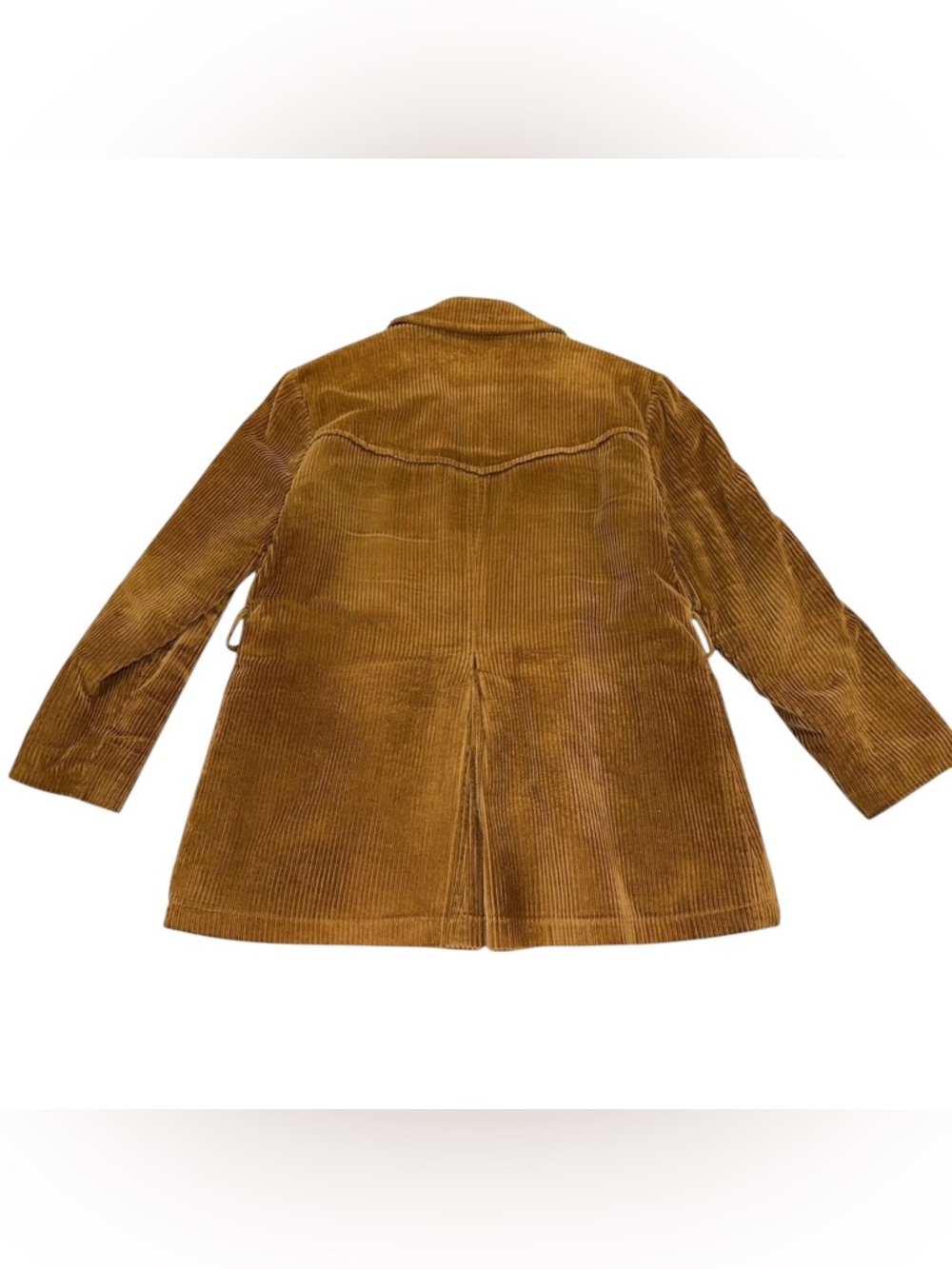 Vtg 70s Catalina Martin Corduroy Jacket Brown Sherpa Ranch Western Chore Coat 42 - Picture 3 of 8